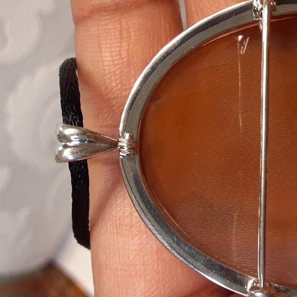 925, Made in Italy, Hand Carved Cameo, Beauty & The Beast. Pendant & Brooch. - Picture 13 of 17